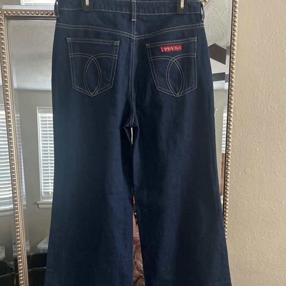 Johnny Was Wide leg Flare jeans - Picture 1 of 3